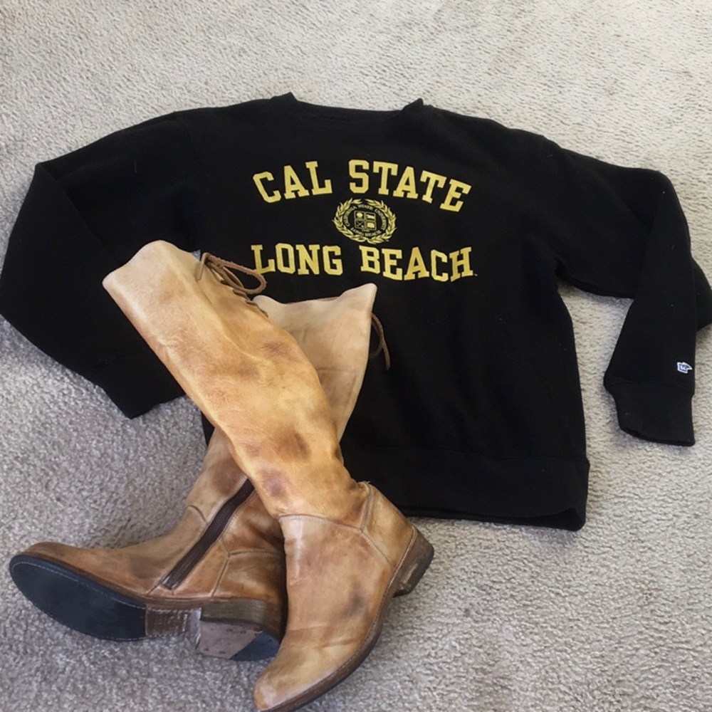 BLUE 84/“OFFICIAL”CAL STATE LONG BEACH VERT ARCH SEAL CREW/NEW